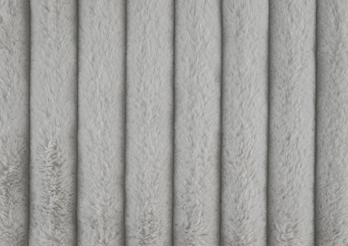 Francine Gray Chenille Swivel Chair from Homelegance - Luna Furniture