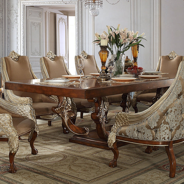 HD-124 Brown Cherry Dining Table