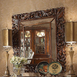 HD-124 Brown Cherry Mirror from Homey Design - Luna Furniture