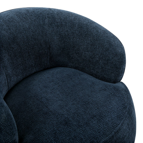 Ruvo Blue Swivel Accent Chair from Homelegance - Luna Furniture