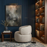 Ruvo Light Brown Swivel Accent Chair from Homelegance - Luna Furniture