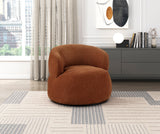 Ruvo Light Brown Swivel Accent Chair from Homelegance - Luna Furniture