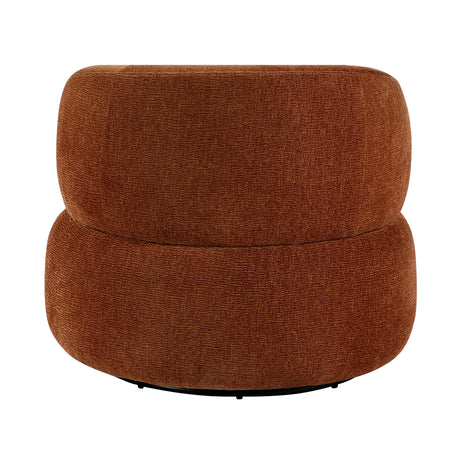 Ruvo Light Brown Swivel Accent Chair from Homelegance - Luna Furniture