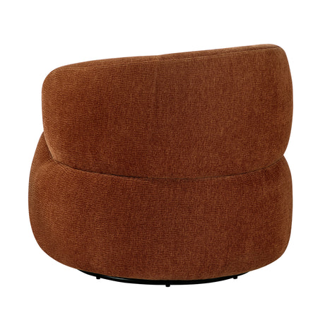 Ruvo Light Brown Swivel Accent Chair from Homelegance - Luna Furniture