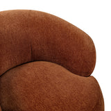 Ruvo Light Brown Swivel Accent Chair from Homelegance - Luna Furniture