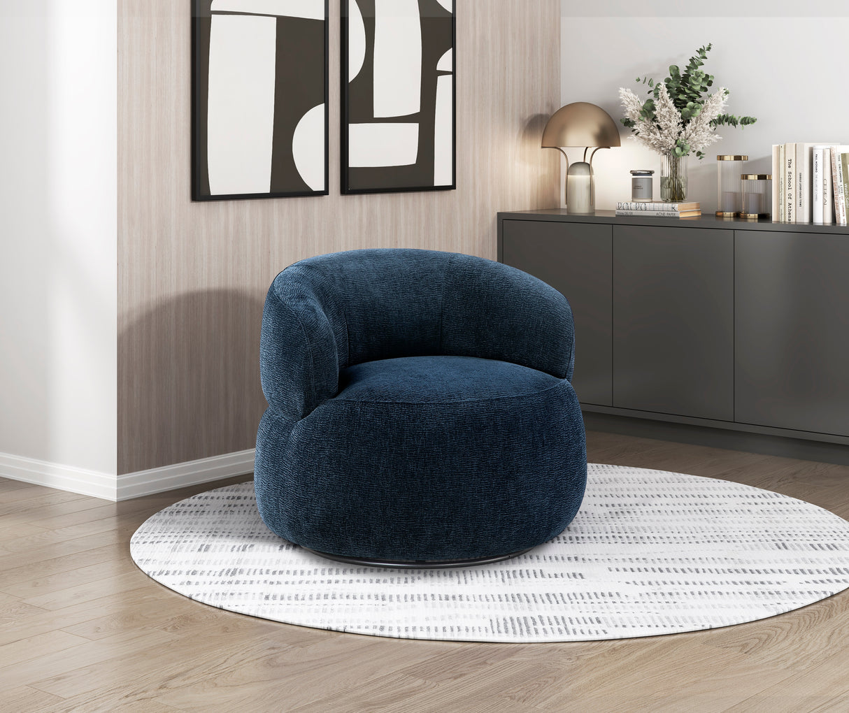1241BUE-1 Swivel Chair from Homelegance - Luna Furniture