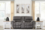 Bakerstein Galaxy Power Reclining Loveseat with Console from Ashley - Luna Furniture