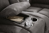 Bakerstein Galaxy Power Reclining Loveseat with Console from Ashley - Luna Furniture
