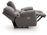 Bakerstein Galaxy Power Reclining Loveseat with Console from Ashley - Luna Furniture