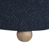 Delaney Blue Boucle Swivel Chair with Ottoman from Homelegance - Luna Furniture