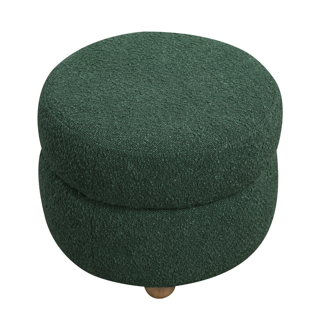 Delaney Green Boucle Swivel Chair with Ottoman from Homelegance - Luna Furniture
