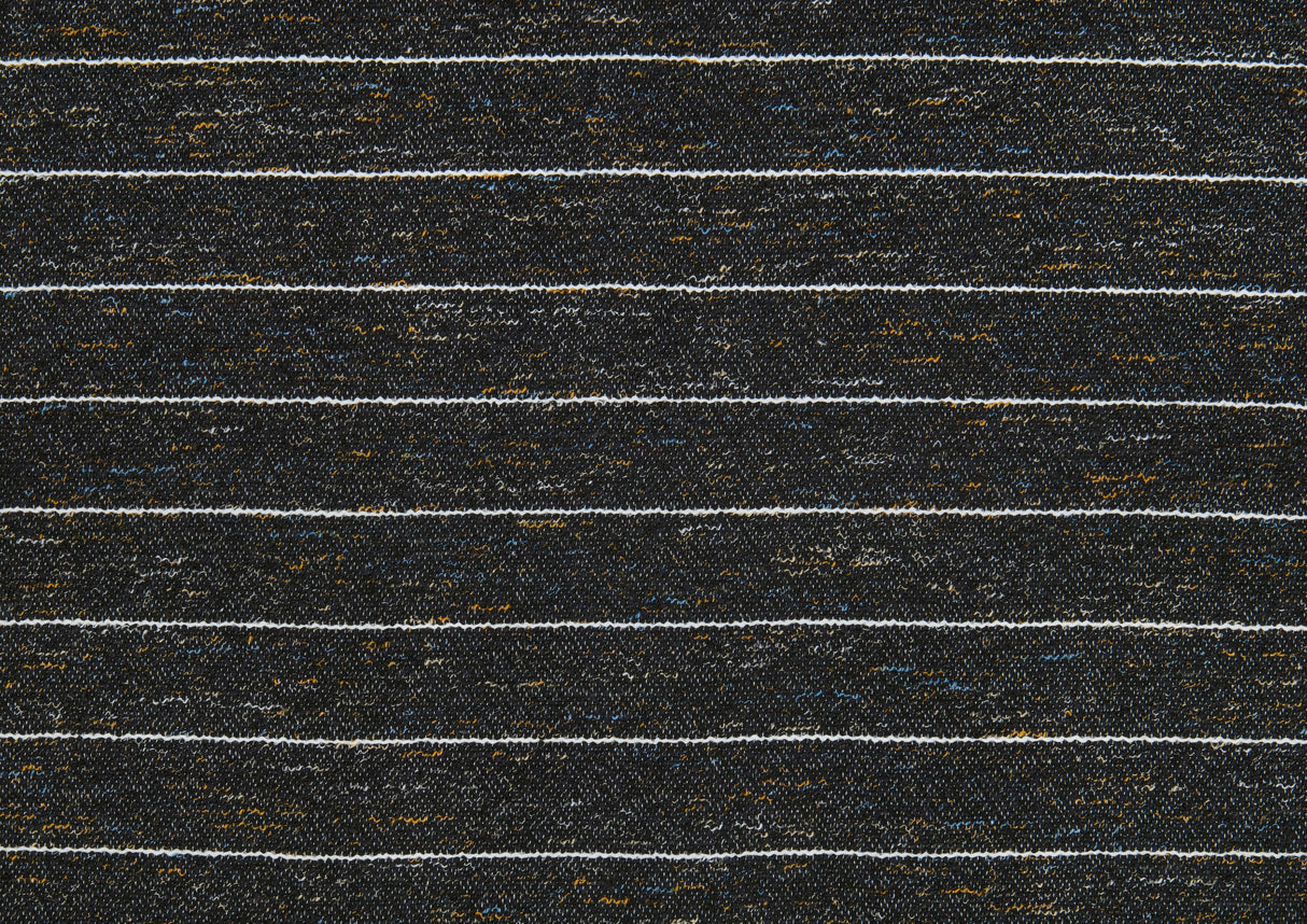 Coeur Charcoal Pinstripe Swivel Chair from Homelegance - Luna Furniture