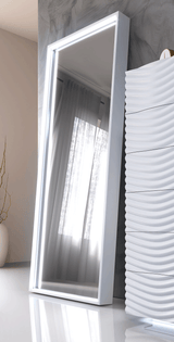 Wave Mirror for Double dresser White from ESF Furniture - Luna Furniture