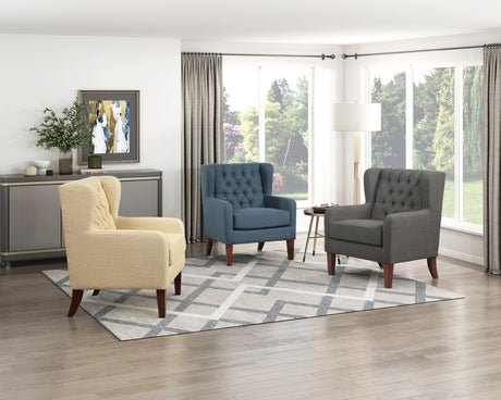 Delaney White Boucle Swivel Chair with Ottoman from Homelegance - Luna Furniture