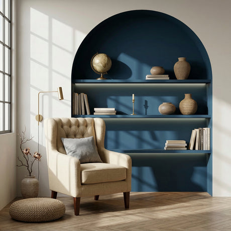 Delaney White Boucle Swivel Chair with Ottoman from Homelegance - Luna Furniture