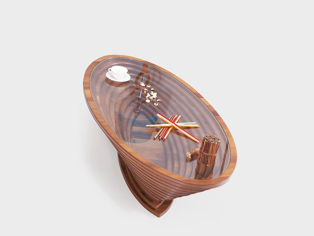 127 Walnut Coffee Table from Nova Furniture - Luna Furniture