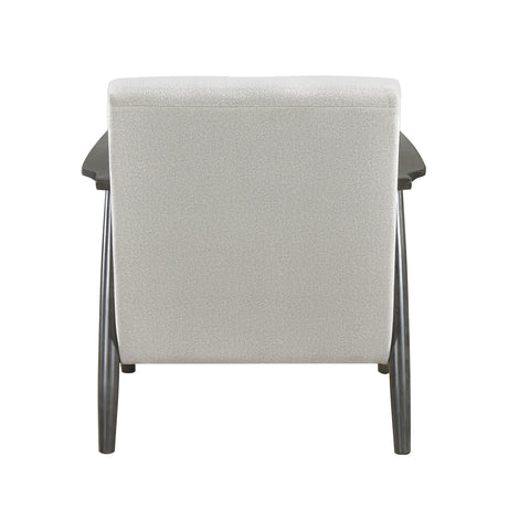 Greeley Gray Velvet Accent Chair from Homelegance - Luna Furniture