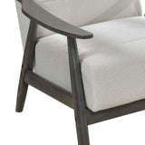 Greeley Gray Velvet Accent Chair from Homelegance - Luna Furniture