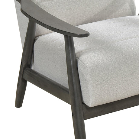 Greeley Gray Velvet Accent Chair from Homelegance - Luna Furniture