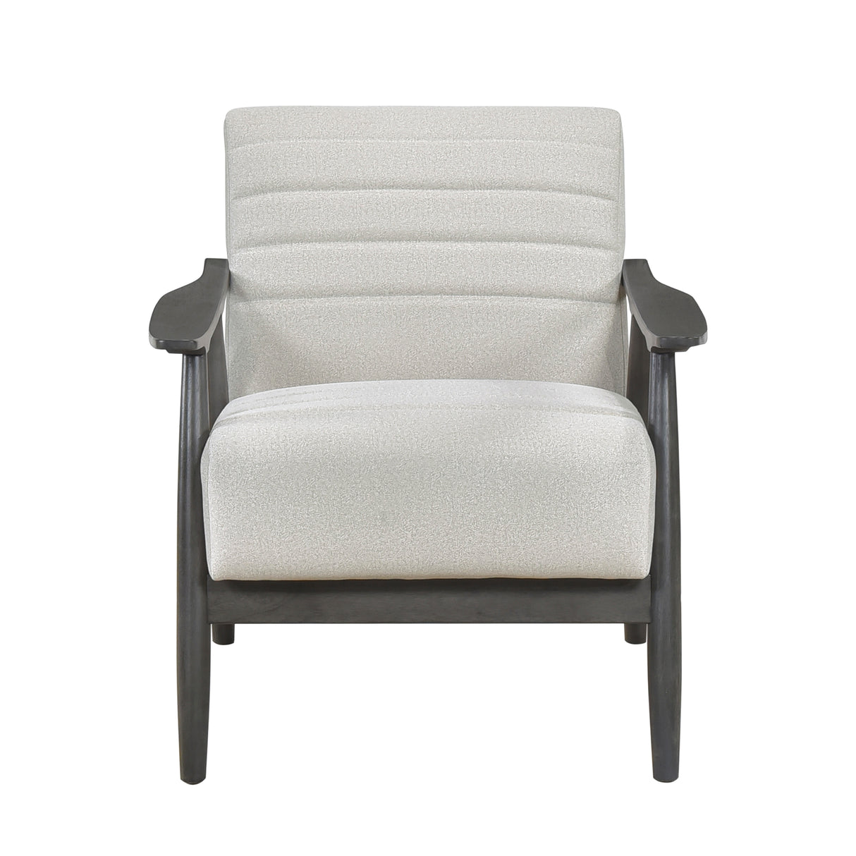 Greeley Gray Velvet Accent Chair from Homelegance - Luna Furniture