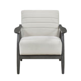Greeley Gray Velvet Accent Chair from Homelegance - Luna Furniture