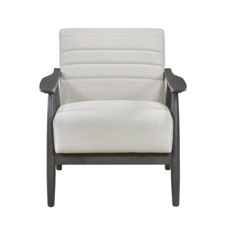 Greeley Gray Velvet Accent Chair from Homelegance - Luna Furniture