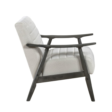 Greeley Gray Velvet Accent Chair from Homelegance - Luna Furniture