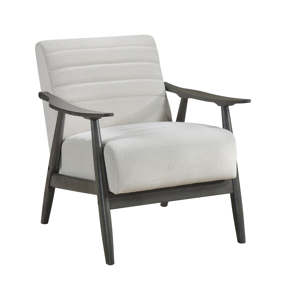Greeley Gray Velvet Accent Chair from Homelegance - Luna Furniture