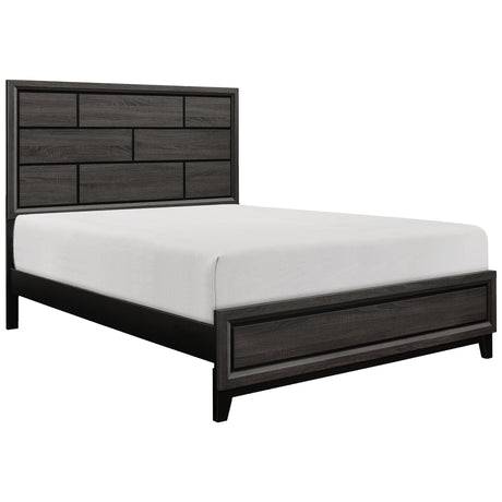 Davi Gray King Panel Bed from Homelegance - Luna Furniture