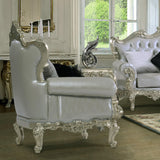 HD-13006 Belle Silver Chair from Homey Design - Luna Furniture