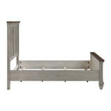 Renton Antique Gray/Brown Queen Bed, Dresser, Mirror, and Nightstand, Chest from Homelegance - Luna Furniture
