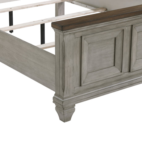 Renton Antique Gray/Brown Nightstand from Homelegance - Luna Furniture