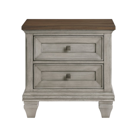 Renton Antique Gray/Brown Mirror (Mirror Only) from Homelegance - Luna Furniture