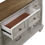 Renton Antique Gray/Brown Queen Bed from Homelegance - Luna Furniture