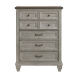 Renton Antique Gray/Brown Panel Bedroom Set from Homelegance - Luna Furniture