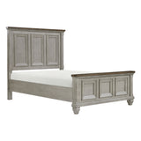 Renton Antique Gray/Brown Eastern King Bed from Homelegance - Luna Furniture