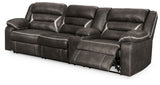 Kincord Midnight 2-Piece Power Reclining Sectional from Ashley - Luna Furniture