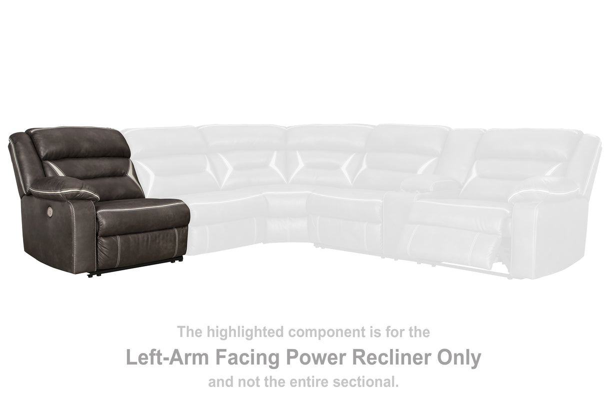 Kincord Midnight Left-Arm Facing Power Recliner from Ashley - Luna Furniture