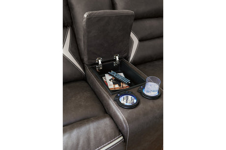 Kincord Midnight 3-Piece Power Reclining Sectional from Ashley - Luna Furniture