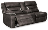 Kincord Midnight 2-Piece Power Reclining Sectional from Ashley Furniture - Luna Furniture