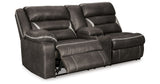 Kincord Midnight Left-Arm Facing Power Reclining Sofa with Console from Ashley Furniture - Luna Furniture