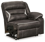 Kincord Midnight 2-Piece Power Reclining Sectional from Ashley - Luna Furniture