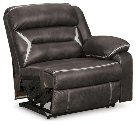 Kincord Midnight 2-Piece Power Reclining Sectional from Ashley Furniture - Luna Furniture