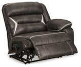 Kincord Midnight 2-Piece Power Reclining Sectional from Ashley - Luna Furniture