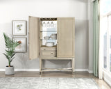 Genoa Light Oak Bar Cabinet from Homelegance - Luna Furniture