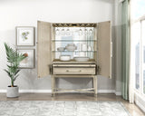 Genoa Light Oak Bar Cabinet from Homelegance - Luna Furniture