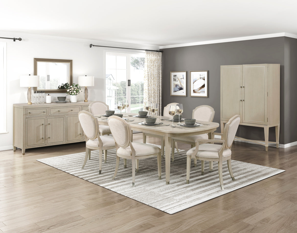 Genoa Light Oak 96" Extendable Dining Table from Homelegance - Luna Furniture