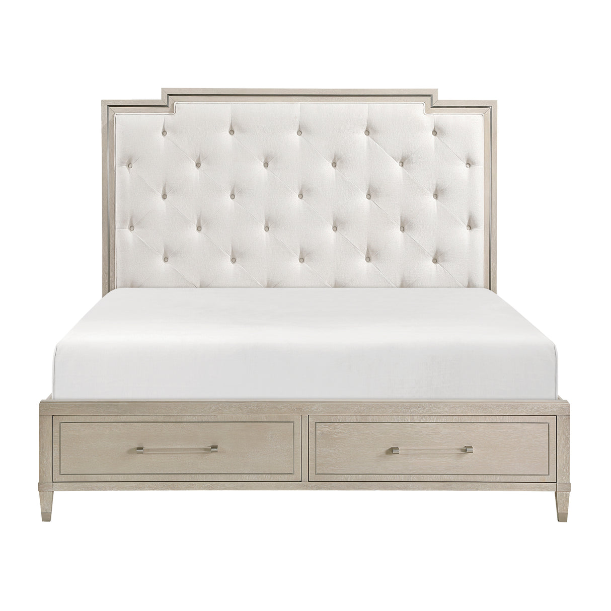 Cameo Pink Twin Bed from Homelegance - Luna Furniture