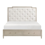 Cameo Pink Twin Bed from Homelegance - Luna Furniture