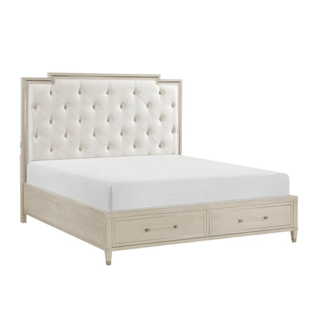 Cameo Pink Twin Bed from Homelegance - Luna Furniture